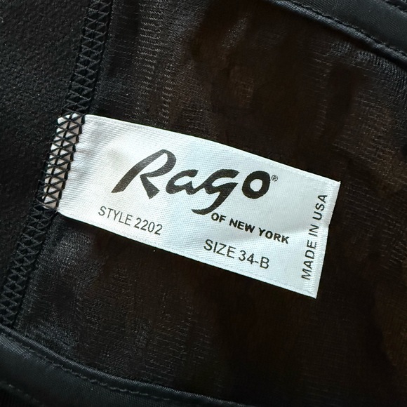 💋 RAGO Longline Wireless Expandable Cup Bra Retro Vintage Madmen - Picture 8 of 8